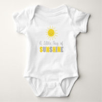 A Ray of Sunshine Baby shower Baby Creeper Sun