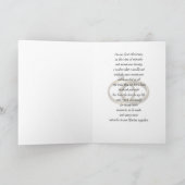 Ă?re carte de Noël mariée - houx (Intérieur)