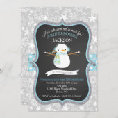 Ă?re invitation d'ONEderland d'hiver (Devant / Derrière)