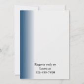 Ă?re invitation personnalisée d'anniversaire de (Dos)