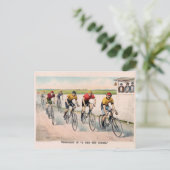 A Red Hot Finish, 1894 Briefkaart (Staand voorkant)