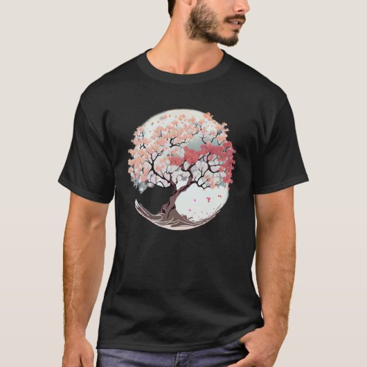 A Refreshing and Enchanting Tree of Life Cherry Bl T-shirt (Voorkant)