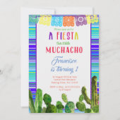 Ă?res invitations d'anniversaire de Mexicain (Devant)