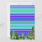 Ă?res invitations d'anniversaire de Mexicain (Dos)