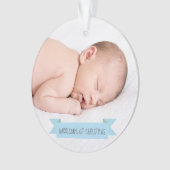 Ă?res vacances de photo de Noël de bébé élégantes (devant)