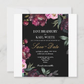 A Rich Bouquet Save the Date Wedding Invitation Kaart (Voorkant)