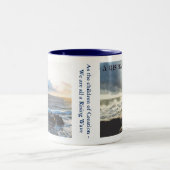 "A Rising Wave" 11 oz. mok (Center)