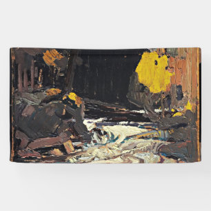 A River, Fine Art beroemd gemaakt door Tom Thomson Spandoek
