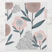 A ROOS WIJN ETIKET (Enkel label)