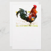 A Rooster Briefpapier (Voorkant / Achterkant)