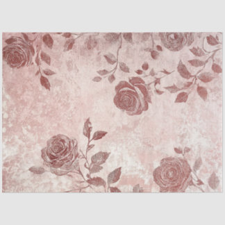 A Rose and Lace Serie Ontwerp #10 Tissuepapier