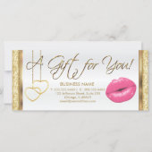 *A Roze lipstick met cadeaubon (Voorkant)