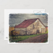 A Rustic Barn Briefkaart (Voorkant / Achterkant)