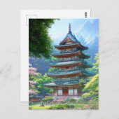 A Rustic Pagoda Briefkaart (Voorkant / Achterkant)