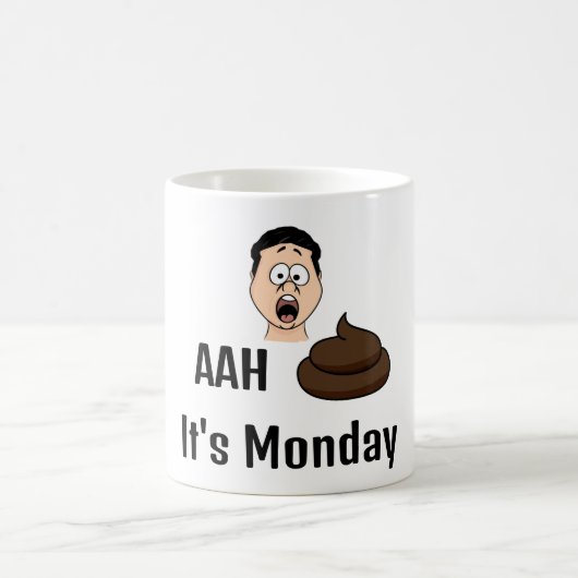 A S&%# C'est le lundi Café Mug (Centre)