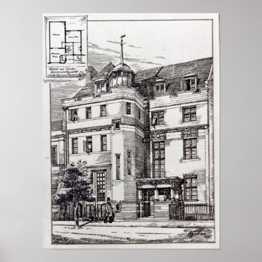 A Sculptors Studio, 1892 Poster (Voorkant)