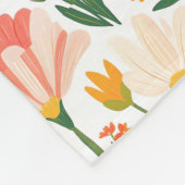  A seamless pattern of spring flowers  Fleece Deken (Hoek)