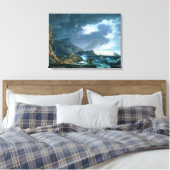 A Seastorm 1752 Canvas Afdruk (Insitu (Slaapkamer))