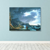 A Seastorm 1752 Canvas Afdruk (Insitu (Houten vloer))
