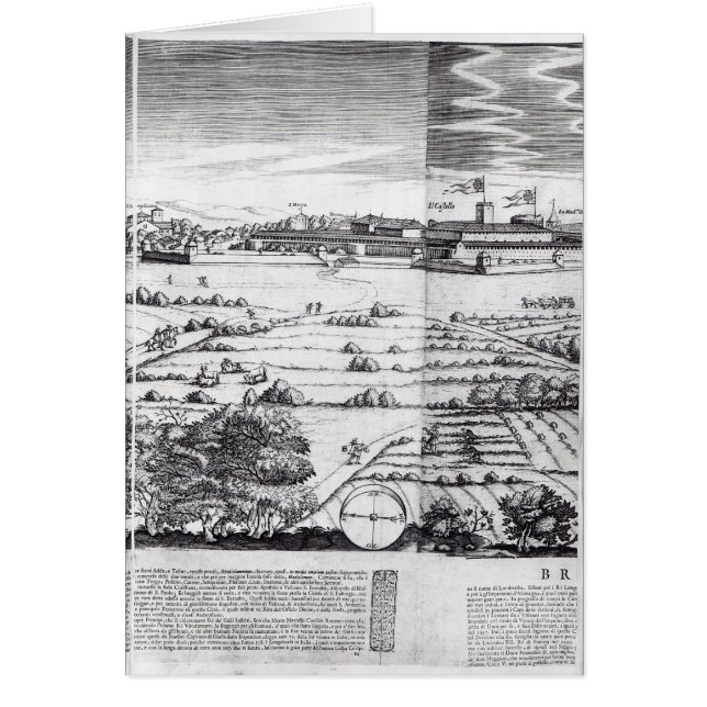 A Section of a Map of Milano, 1640 (Voorkant)