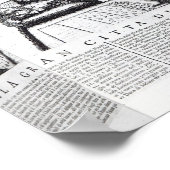 A Section of a Map of Milano, 1640 Poster (Hoek)