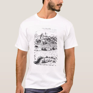 A Section of a Map of Milano, 1640 T-shirt