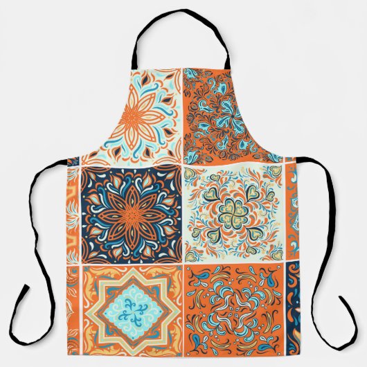 A set of ornaments,ceramic tiles. Abstract pattern Schort (Voorkant)
