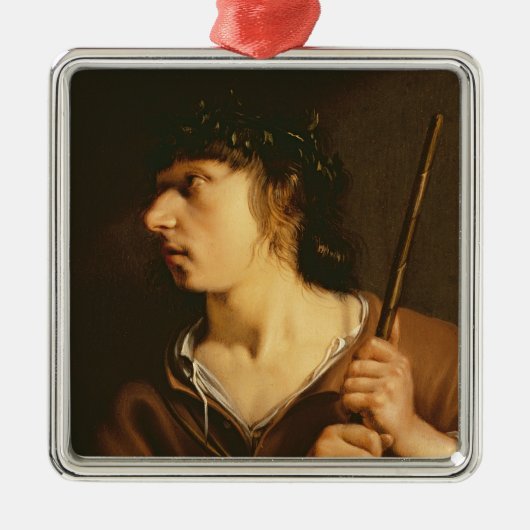 A Shepherd, 1635 Metalen Ornament (Voorkant)