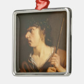 A Shepherd, 1635 Metalen Ornament (Links)