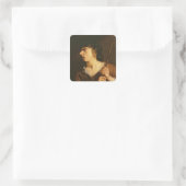 A Shepherd, 1635 Vierkante Sticker (Tas)