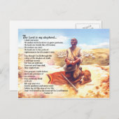 A Shepherd's gebed Briefkaart (Voorkant / Achterkant)