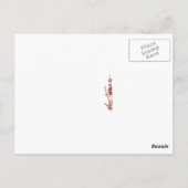 A Shepherd's gebed Briefkaart (Achterkant)