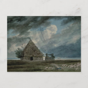 A Shepherd's Hut tussen Napels en Portici (w/c) Briefkaart