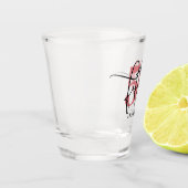 A Shot 50e anniversaire Typographie verre abattu (Gauche)