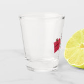 A Shot Angry Elf verre transparent (Gauche)