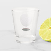 A Shot Bal de golf et verre à trou (Dos)