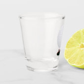 A Shot Bal de golf et verre à trou (Gauche)