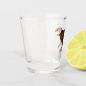A Shot Bald Eagle verre abattu (Gauche)