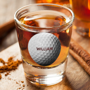 A Shot Balle de golf Verre de tir personnalisé
