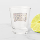 A Shot BDR529 Bluesmobile Licence Plaque de verre de tir (Dos)