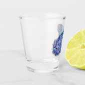 A Shot Beau Verre de prise de plume (Gauche)