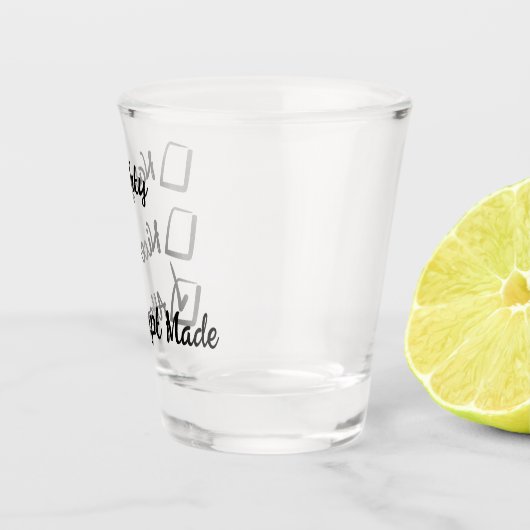 A Shot Belle Tentative De Verre Fabriqué (Droite)