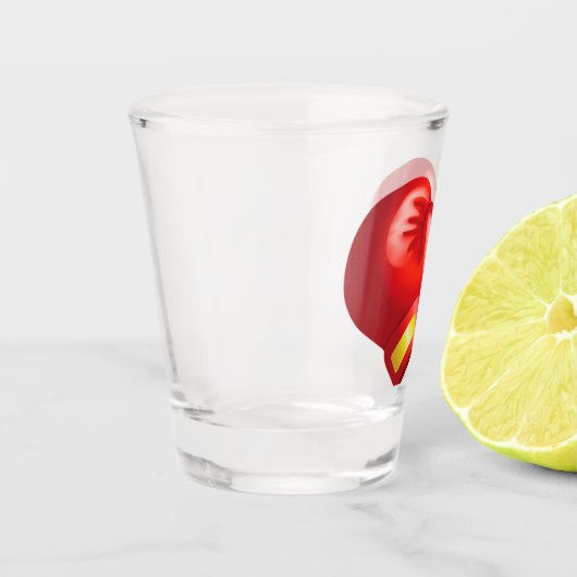 A Shot Boxe Conception Verre de tir (Gauche)