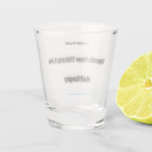 A Shot Ça Dépend De La Soif Que Je Suis Frappé De Verre (Dos)