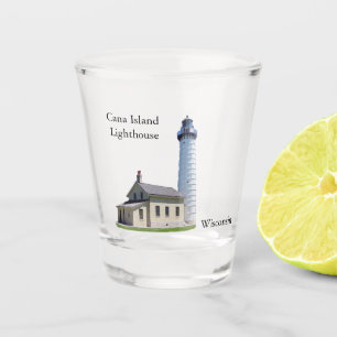 A Shot Cana Island Lighthouse verre abattu