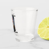 A Shot Cardinal fière - Verre frappé (Droite)