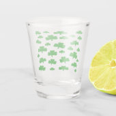 A Shot Champ de verre de tir Shamrock (Dos)