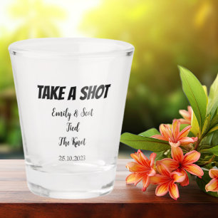 A Shot Chevaux personnalisés Mariage Tireur de verre de t