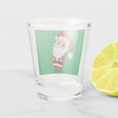A Shot chibi santa claus verre abattu (Dos)
