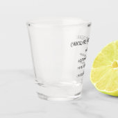 A Shot Chocolat couvert cerise nouveauté verre abattu (Gauche)